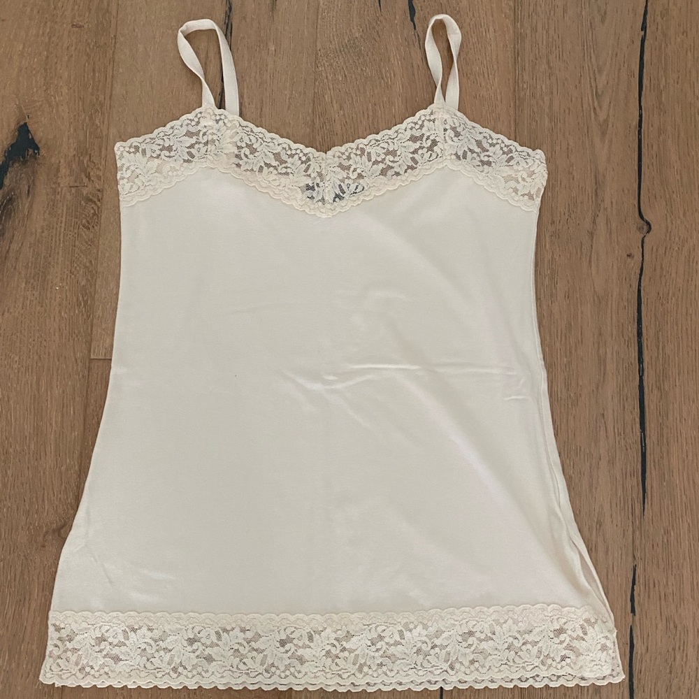 Karen Kane Cream Lace Camisole